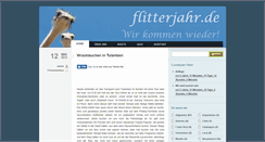 Desktop Screenshot of flitterjahr.de